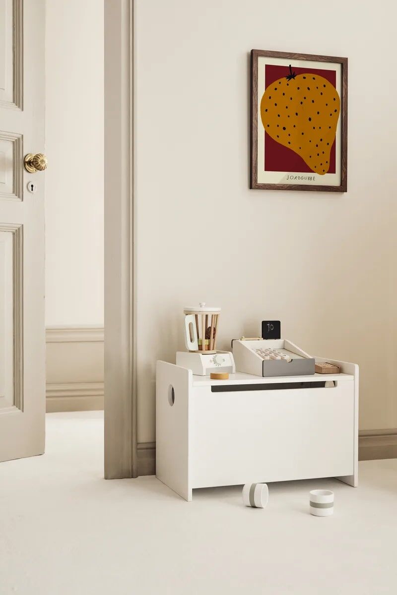 DELISTED Kids Concept Holztruhe „weiß“, 50x29x34cm – Bild 3