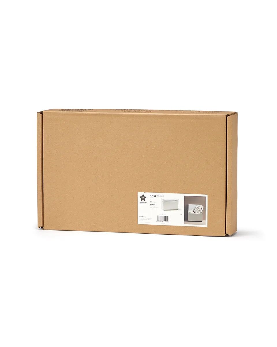 DELISTED Kids Concept Holztruhe „weiß“, 50x29x34cm – Bild 2