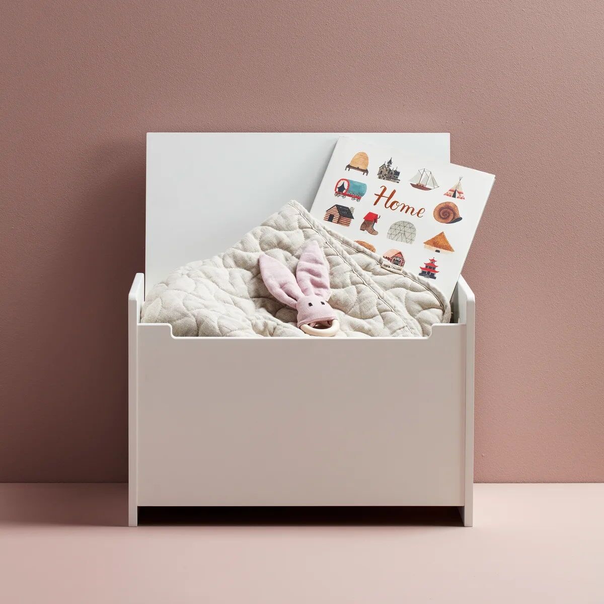 DELISTED Kids Concept Holztruhe „weiß“, 50x29x34cm – Bild 4