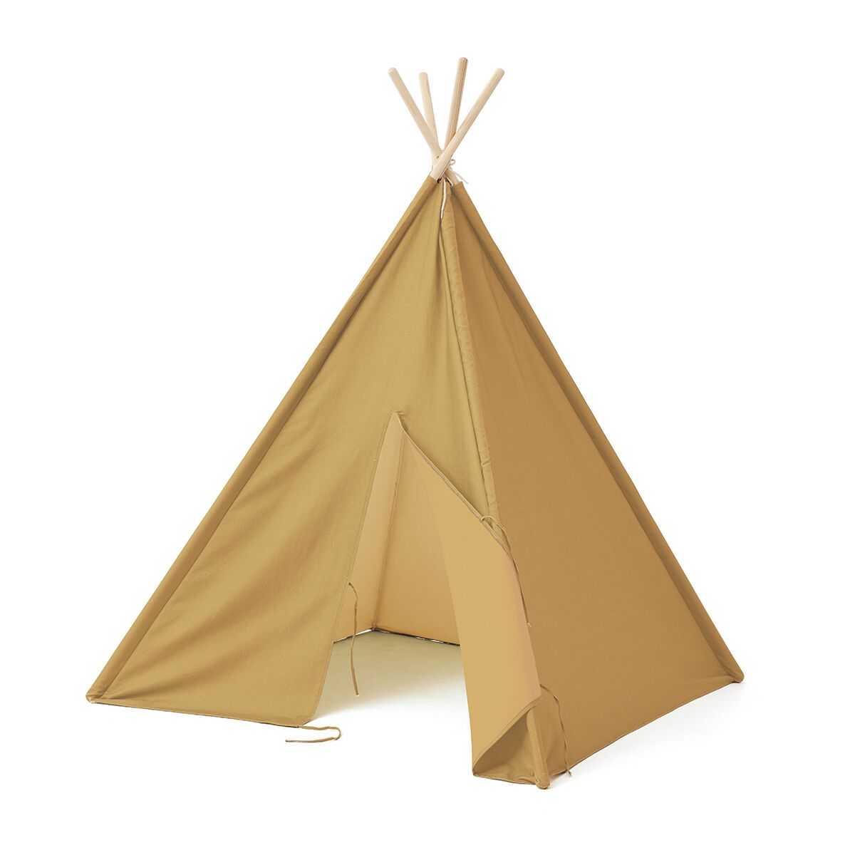 Kids Concept Tipi-Zelt „gelb“ H160cm