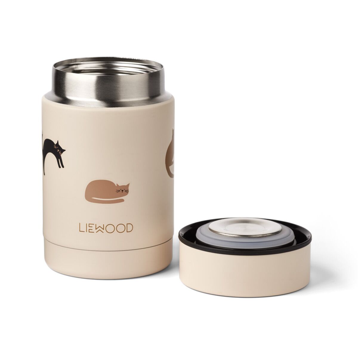 DELISTED Liewood Nadja Thermobehälter „Miauw / Apple blossom mix“, 250ml – Bild 2