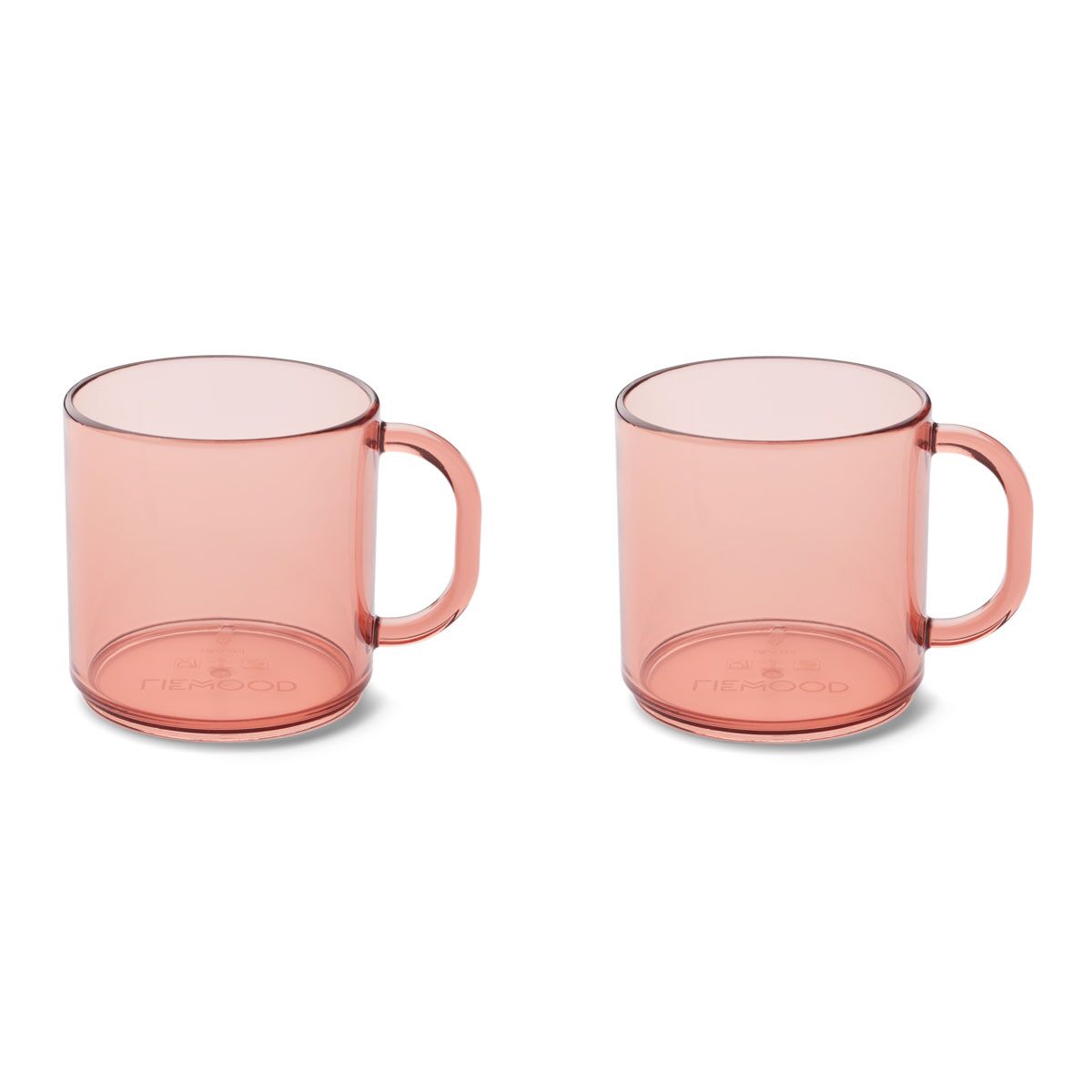 DELISTED Liewood Tritan-Kindertasse Tomo „Dusty raspberry“, 2er-Set, 180ml, bruchsicher