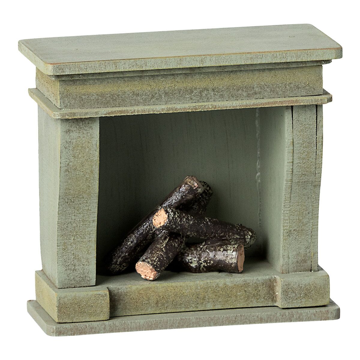 Maileg Miniatur-Kamin für das Puppenhaus, Hasengröße, mit Licht, H11cm – Bild 4