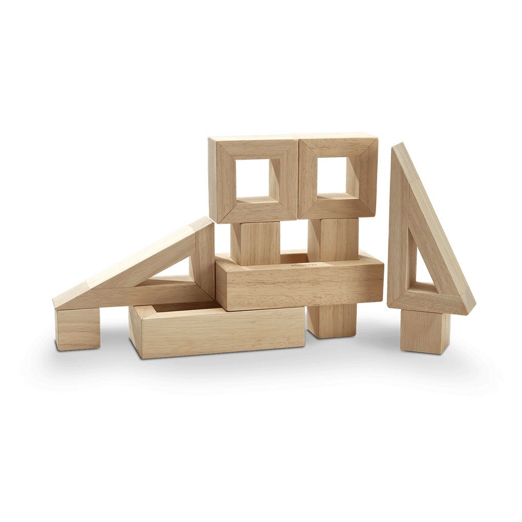 PlanToys Holzblöcke-Set, 10-teilig