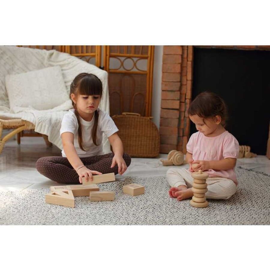 PlanToys Holzblöcke-Set, 10-teilig – Bild 4