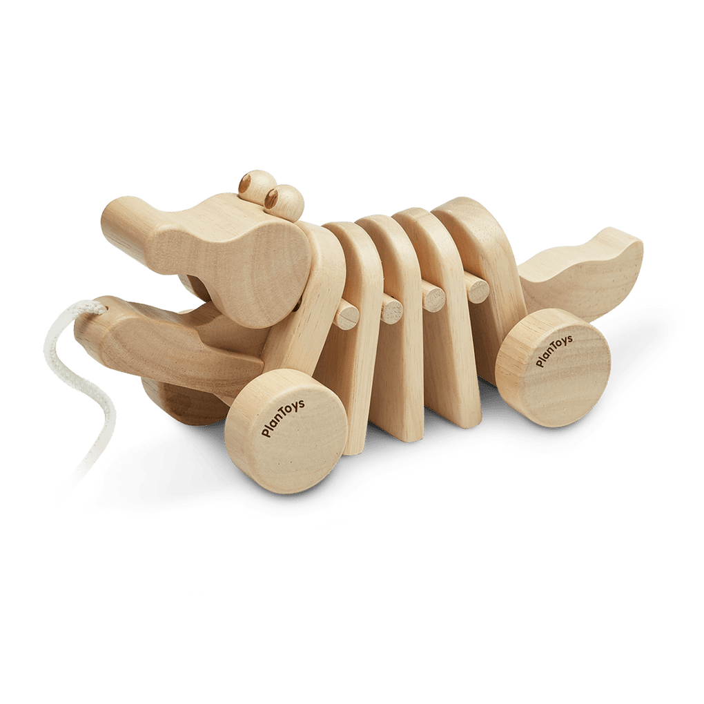 DELISTED PlanToys Krokodil „natur“ aus Holz
