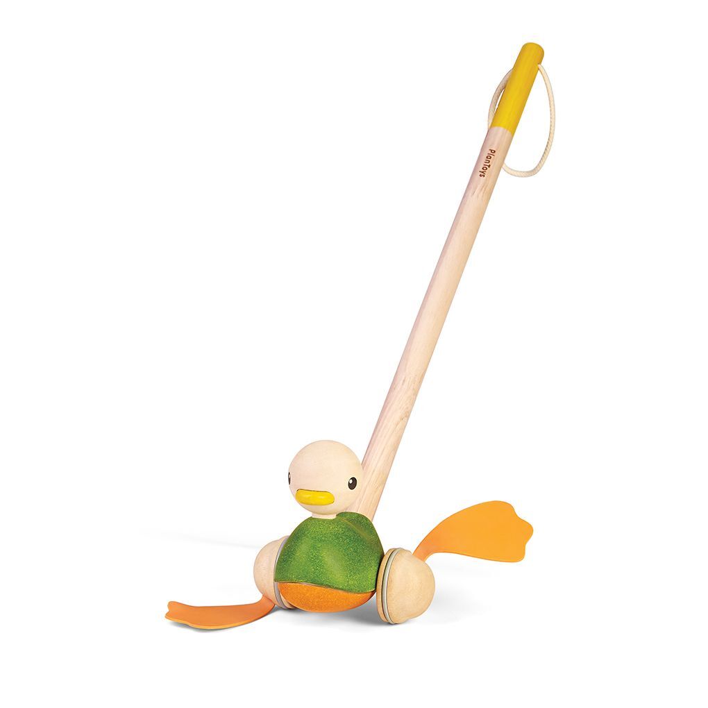 PlanToys Schiebeente aus Holz