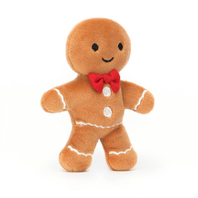Jellycat Kuscheltier Festive Folly Gingerbread Man (10x8cm)