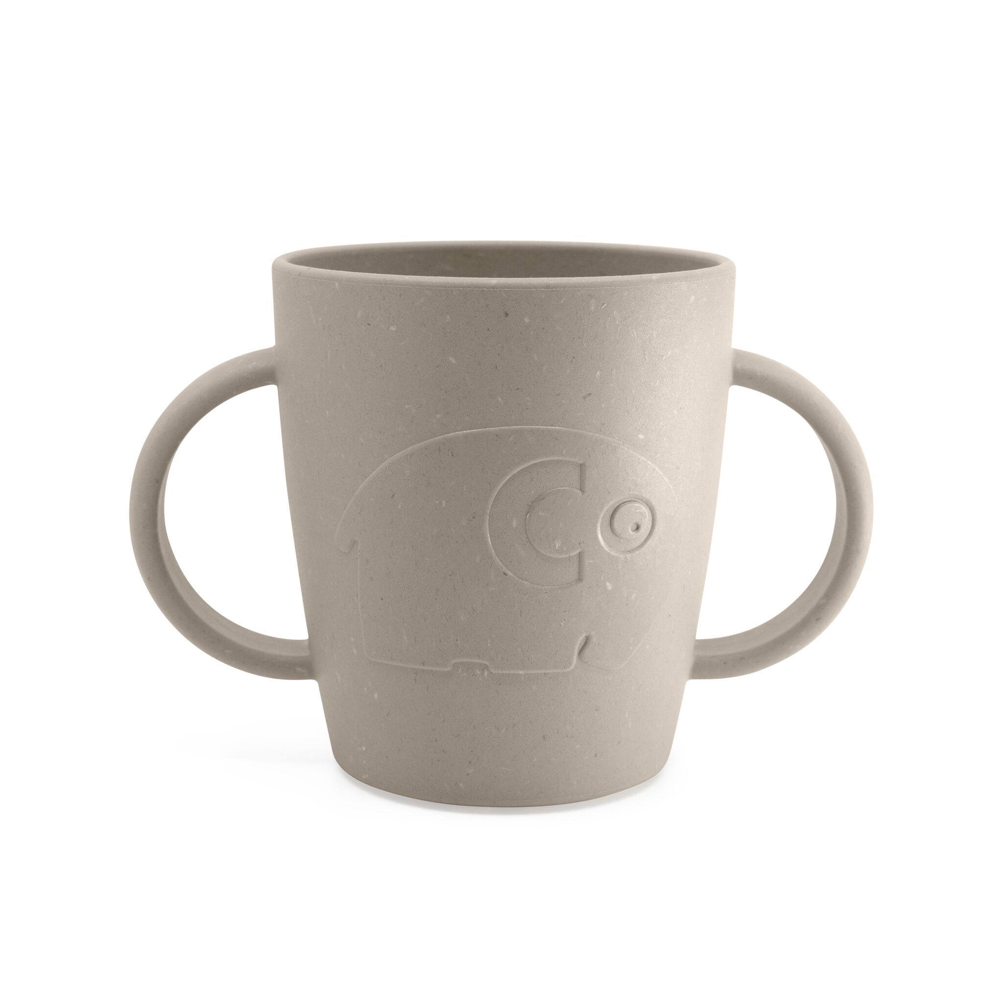 Sebra MUMS, Tasse mit Henkel „jetty beige“, Biokunststoff