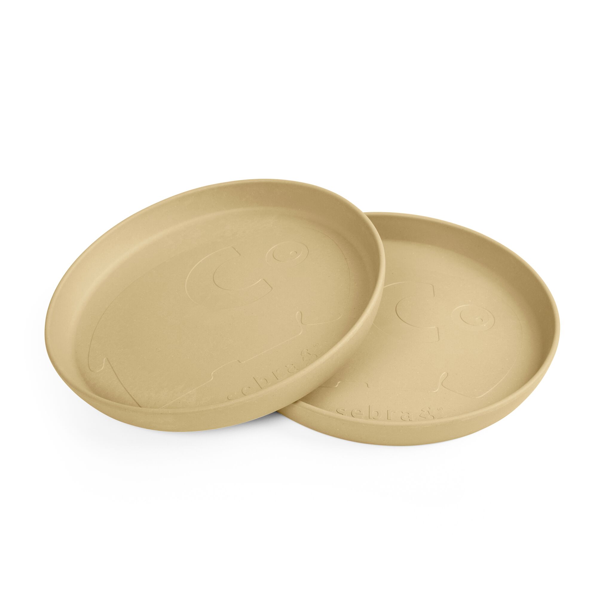 DELISTED Sebra MUMS, Teller-Set „wheat yellow“, Biokunststoff