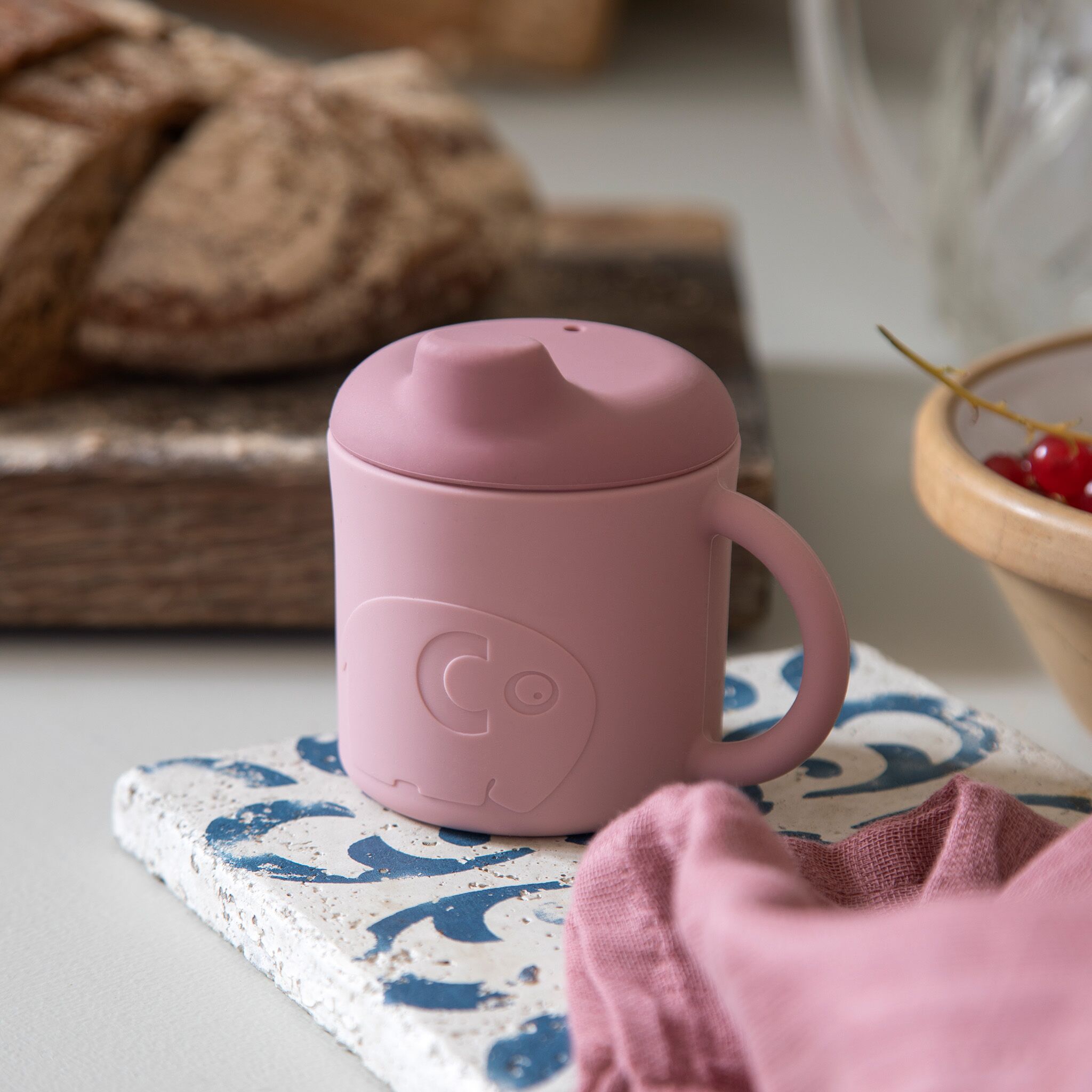Sebra Silikon Tasse, Fanto, blossom pink – Bild 2
