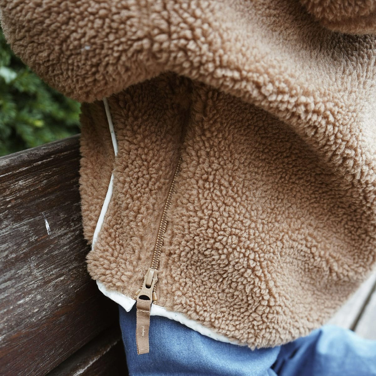 Konges Sløjd Grizz Teddy Poncho „Creme Off White“ 1-4J, 7-8J – Bild 7