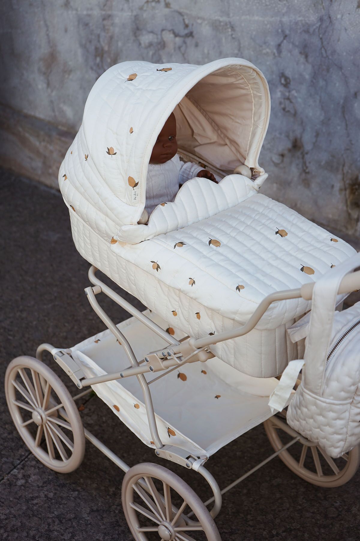 Konges Sløjd Vintage-Puppenwagen „Lemon“, , groß, 90×42×71cm – Bild 3