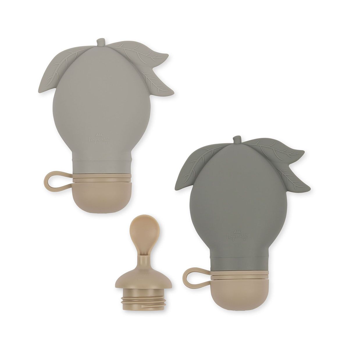 DELISTED Konges Sløjd Silikon Smoothie-Beutel-Set „Whale / Topanga Beach“ – Bild 3