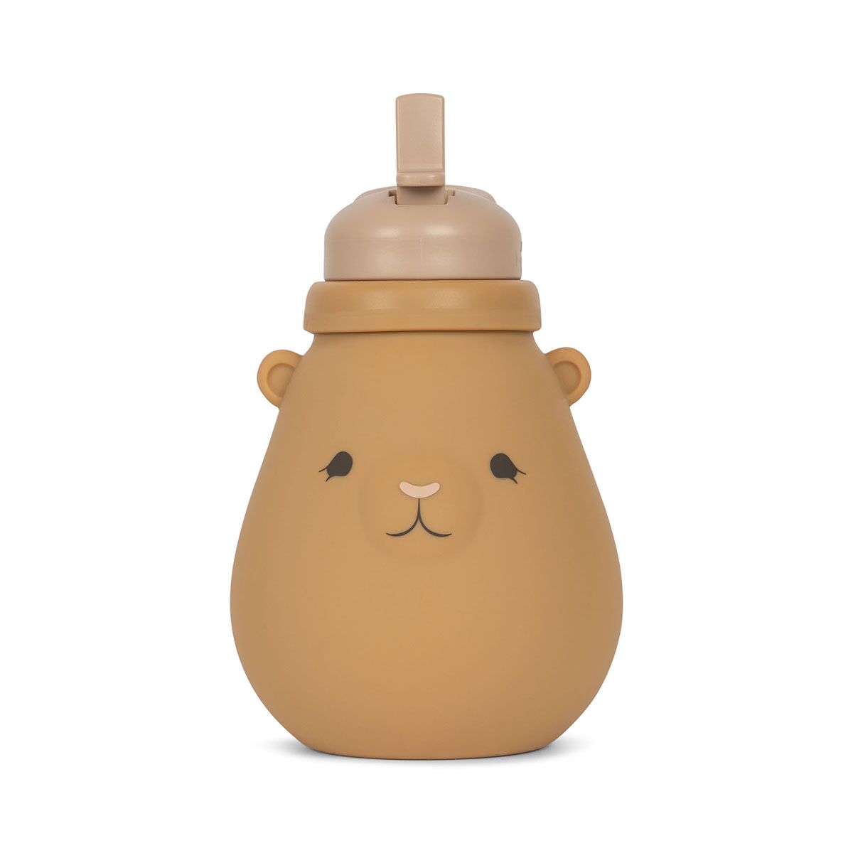 Konges Sløjd Silikon-Trinkflasche Teddy KS4298 - ALMOND 1