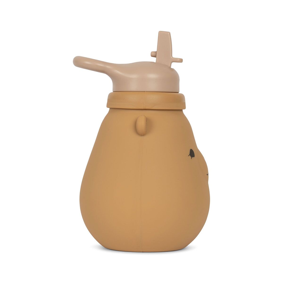DELISTED Konges Sløjd Silikon-Trinkflasche Teddy „Almond“ – Bild 2
