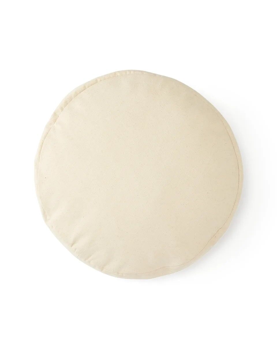DELISTED Kids Concept Bodenkissen rund hellbeige, ø40cm