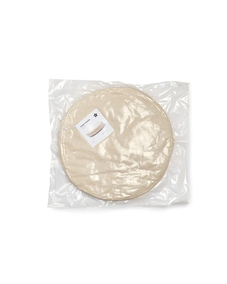 DELISTED Kids Concept Bodenkissen rund hellbeige, ø40cm – Bild 3