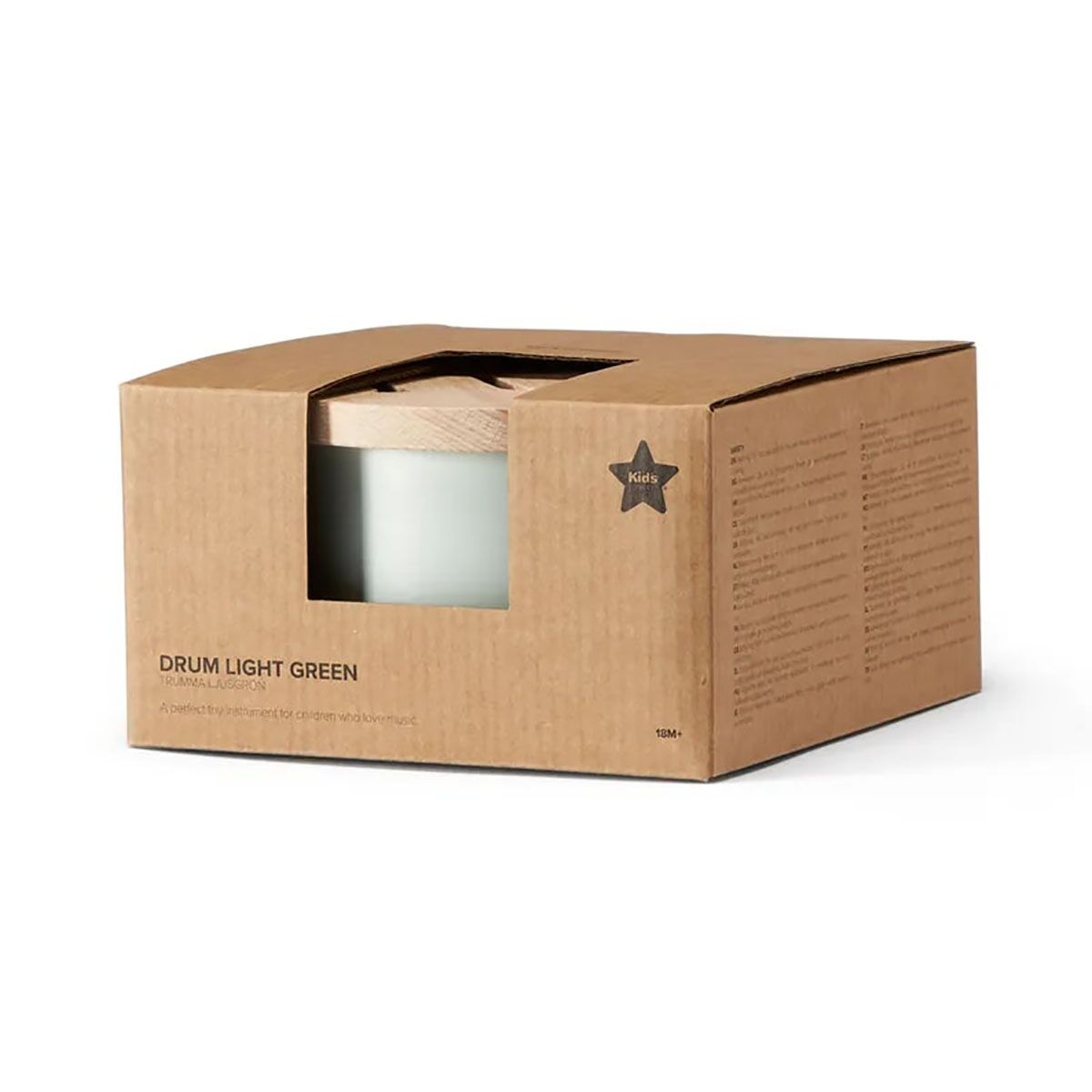 DELISTED Kids Concept Holz Trommel „hellgrün“, FSC® – Bild 2
