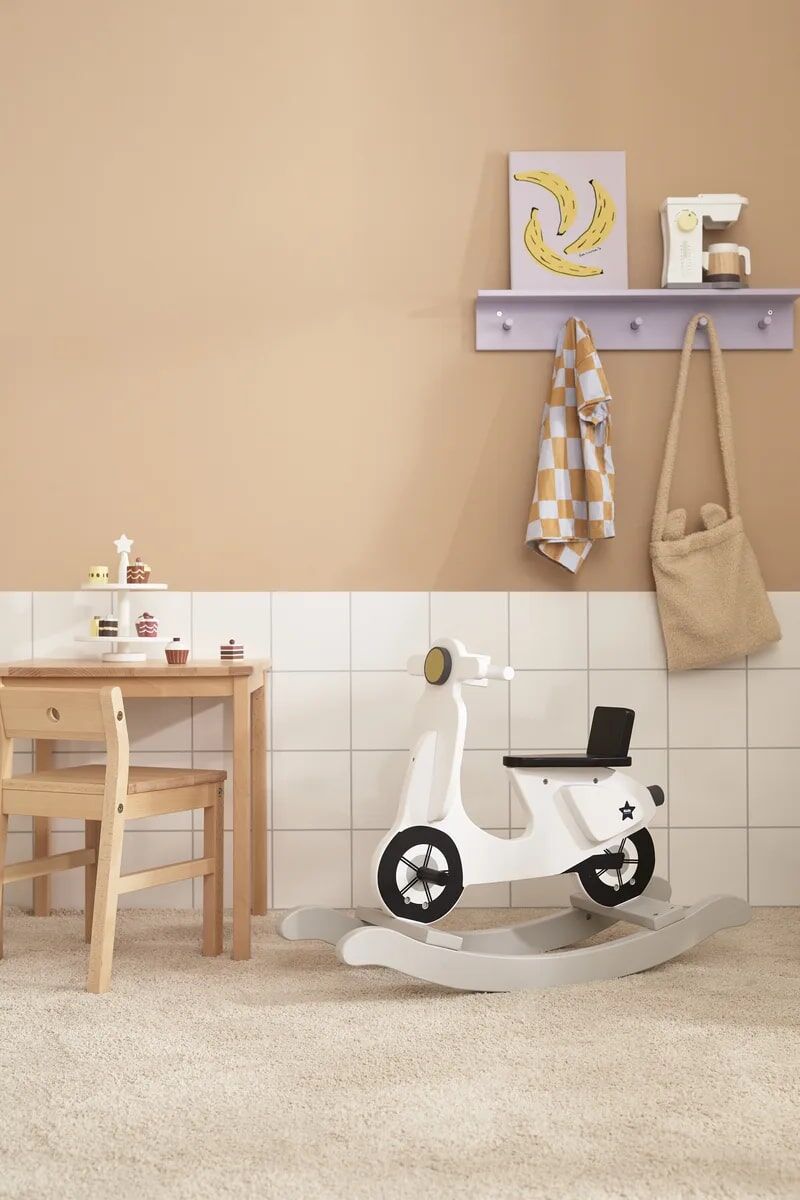 Kids Concept Schaukel-Scooter „weiß“, FSC® – Bild 4