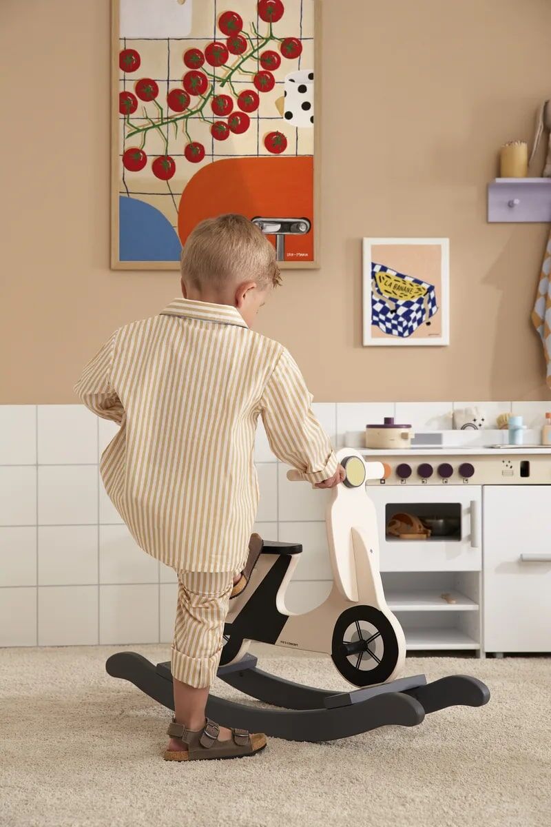 Kids Concept Schaukel-Scooter „weiß“, FSC® – Bild 3