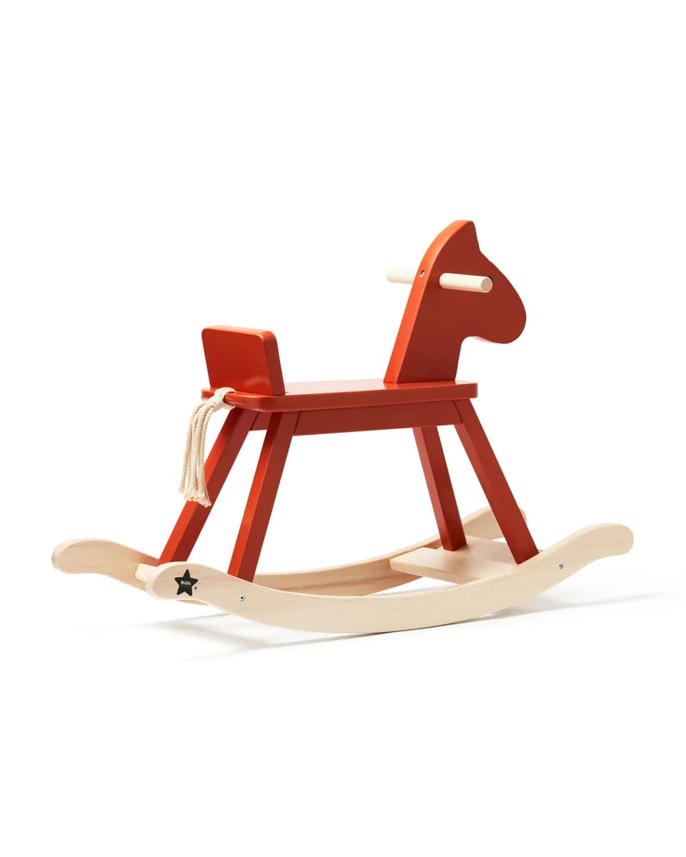 Kids Concept Schaukelpferd Carl Larsson „orange-rot“, FSC® – Bild 3