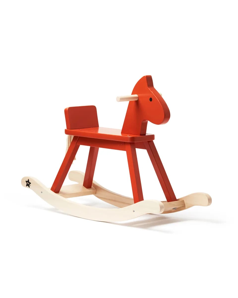 Kids Concept Schaukelpferd Carl Larsson „orange-rot“, FSC®