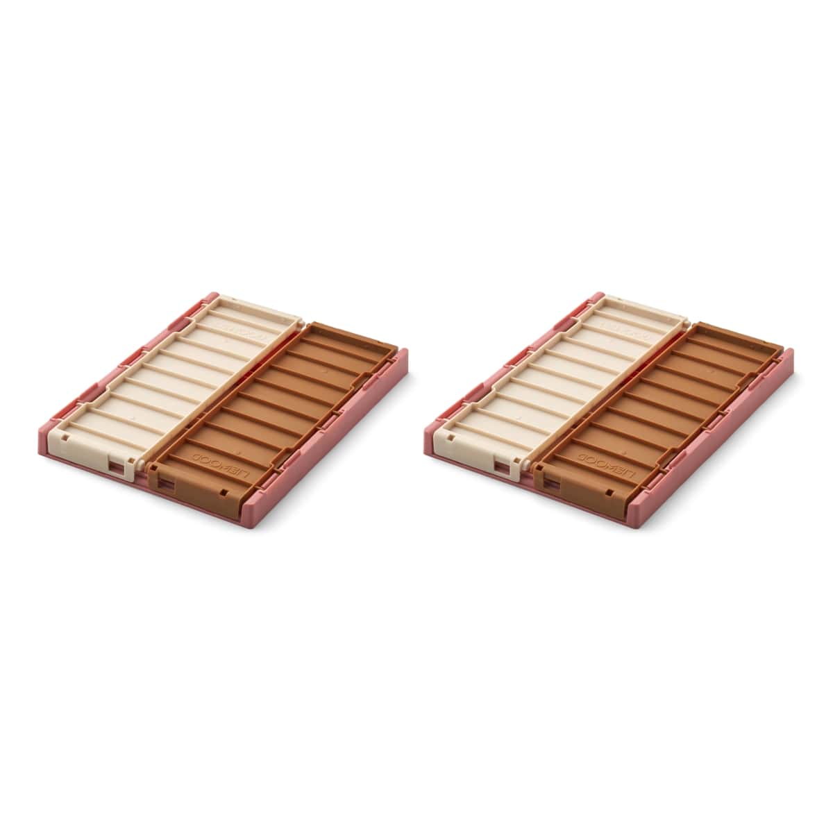 Liewood Weston storage box S 2-pack_LW14549_0106_Dusty raspberry multi mix_3