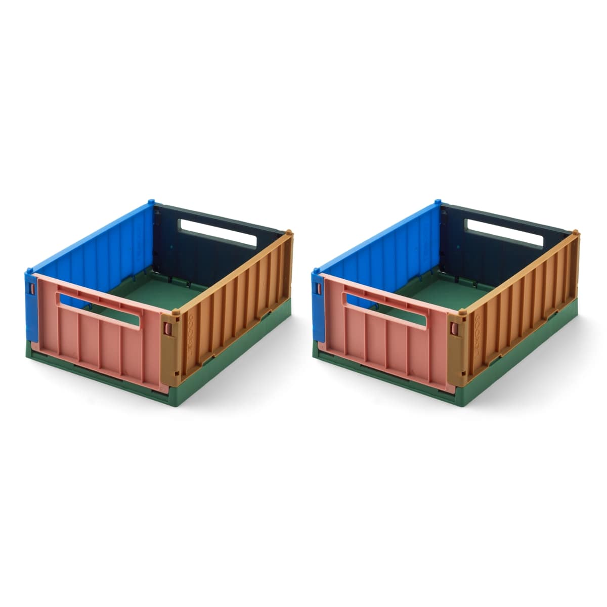 Liewood Aufbewahrungsbox Weston „Eden multi mix“, Größe S, 2er-Set, 25x18x10cm