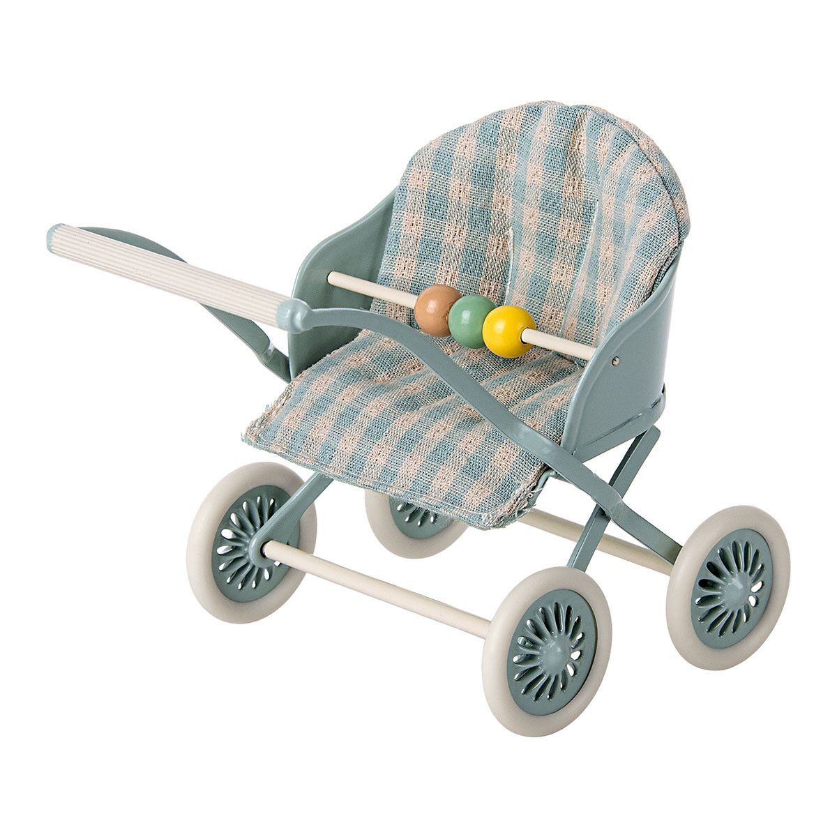 Maileg Vintage-Kinderwagen für Babymäuse „Minze“ 01