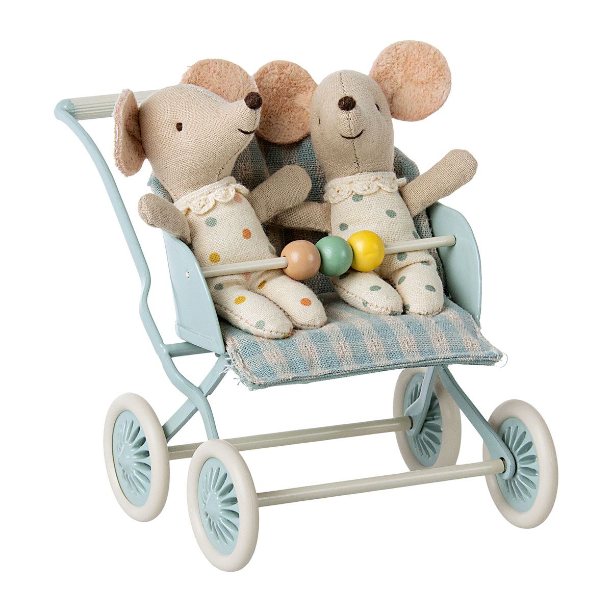 DELISTED Maileg Vintage-Kinderwagen für Babymäuse „Minze“ – Bild 3