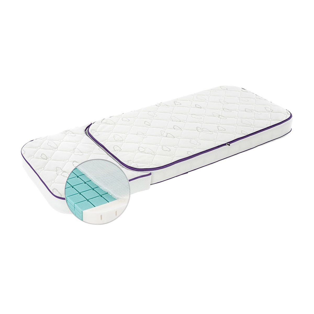 Träumeland Babymatratze Frühlingsluft – für das Sebra Baby- & Juniorbett