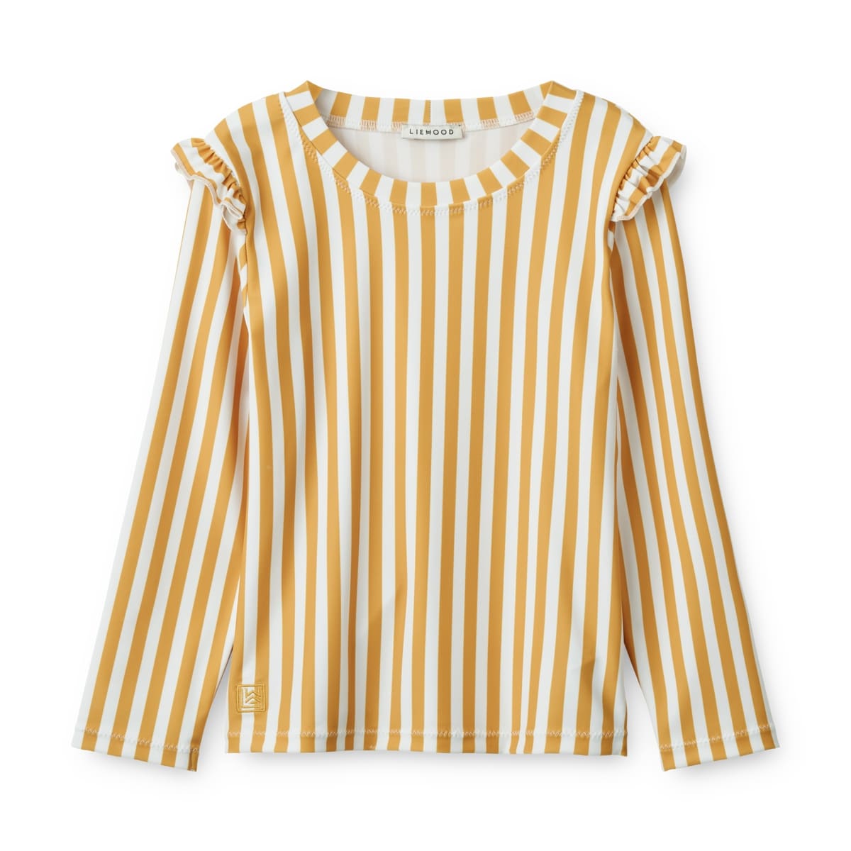 Liewood Langarm-Schwimm-T-Shirt Tenley „Yellow mellow / White“, LSF 40+, Gr. 56-128