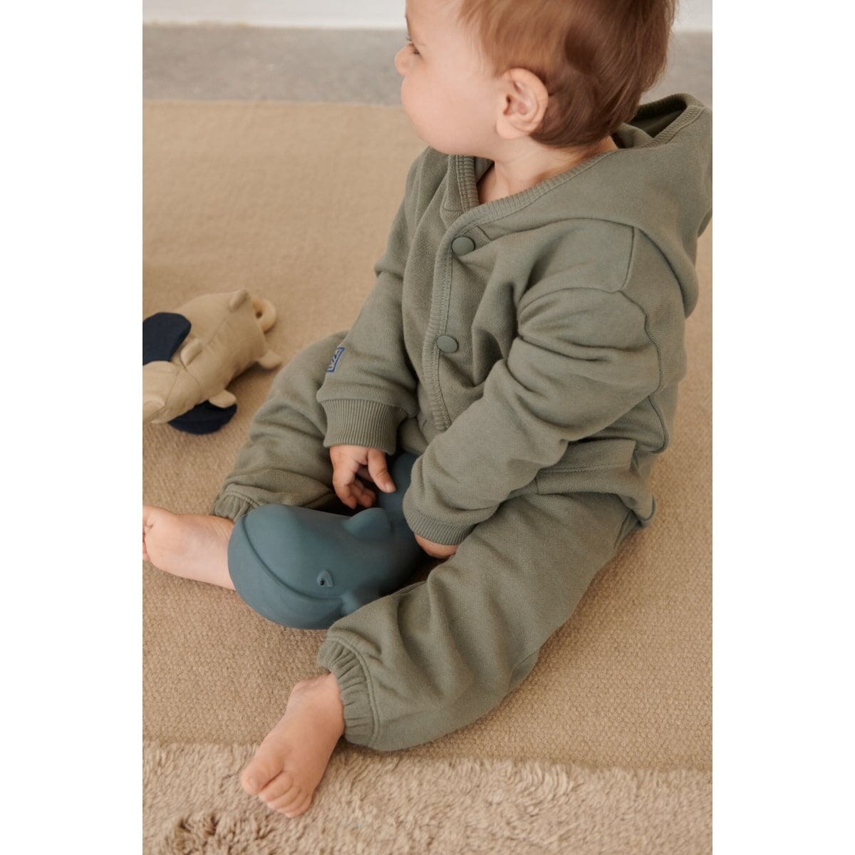 Liewood Kinder-Sweat-Jumpsuit Topeka „Tuscany rose“, Gr. 56-104 – Bild 5