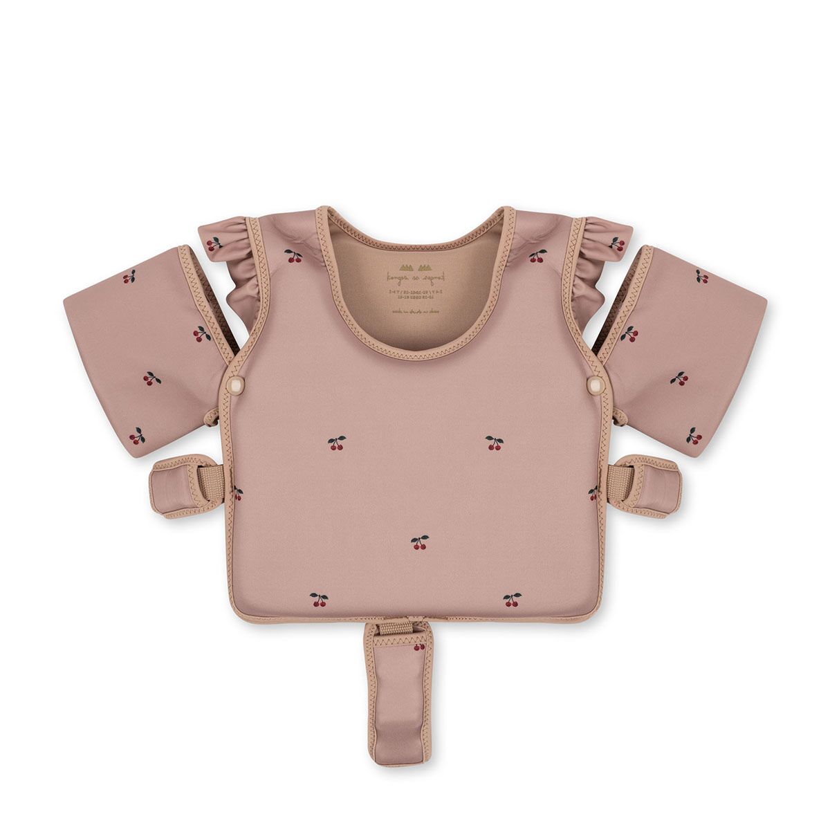 Konges Sløjd Kinder-Schwimmweste mit Flügeln „Cherry“, Neopren, 1-6J
