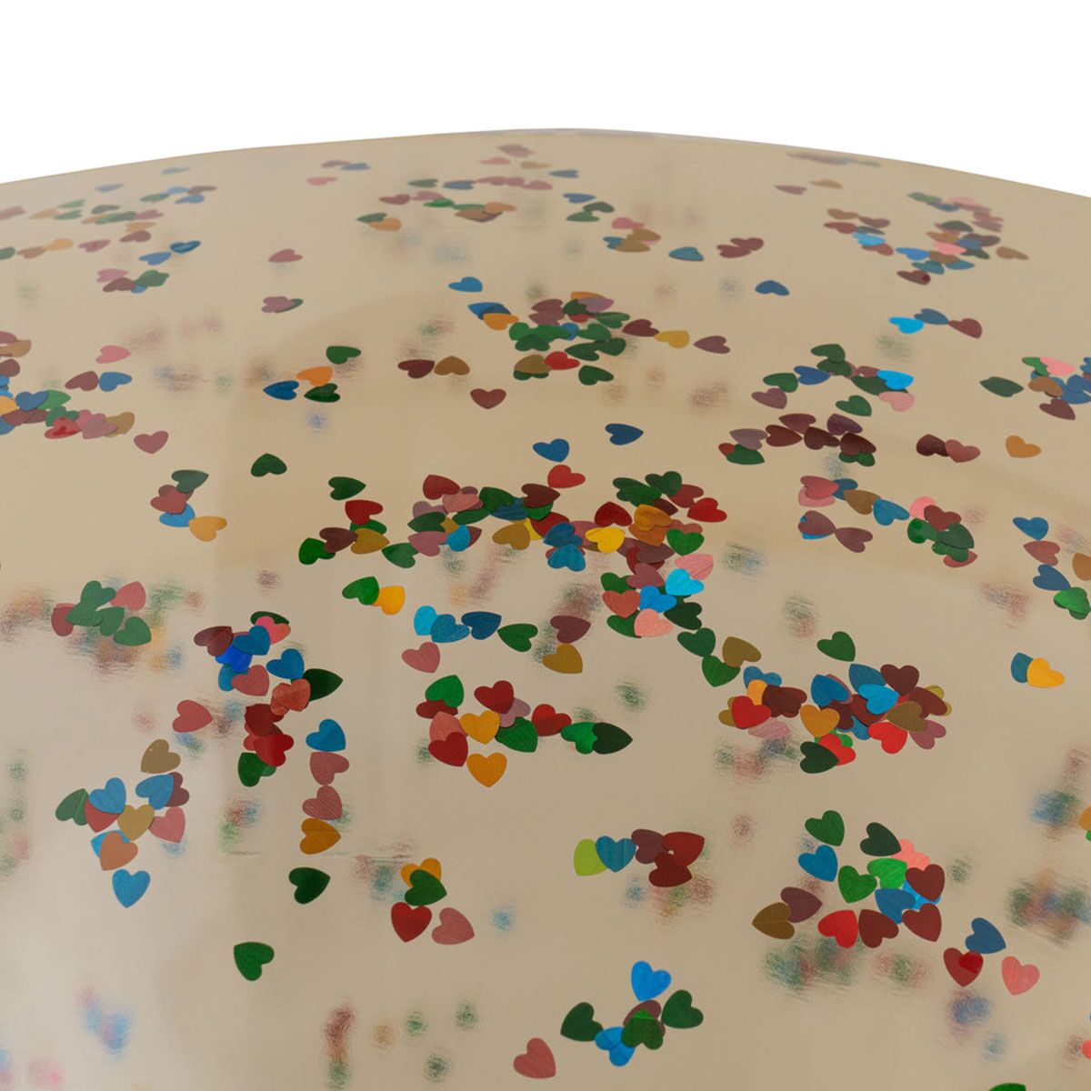 DELISTED Konges Sløjd Herz-Planschbecken „Creme“, transparent, 108x121x26cm – Bild 2