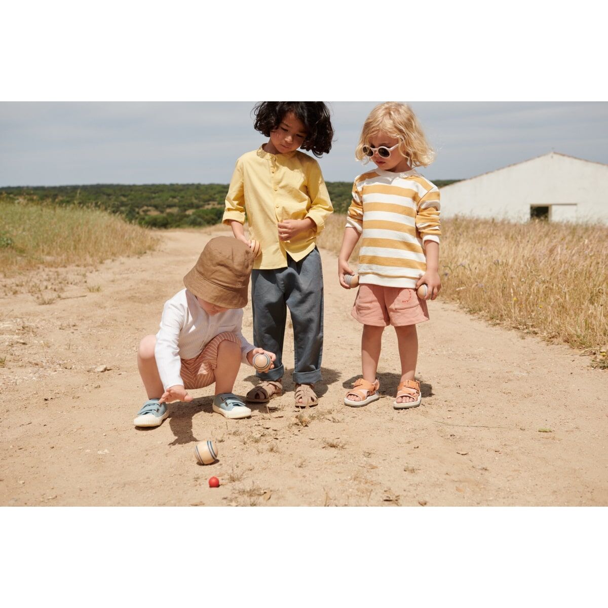 Liewood Kinder-Popelinehose Orlando „Garden green / Creme de la creme“, Gr. 56, 62, 74 – Bild 7