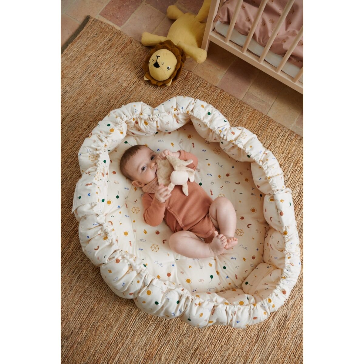 DELISTED Liewood Baby-Aktivitätsnest Ola „Classic dot creme de la creme“ – Bild 3