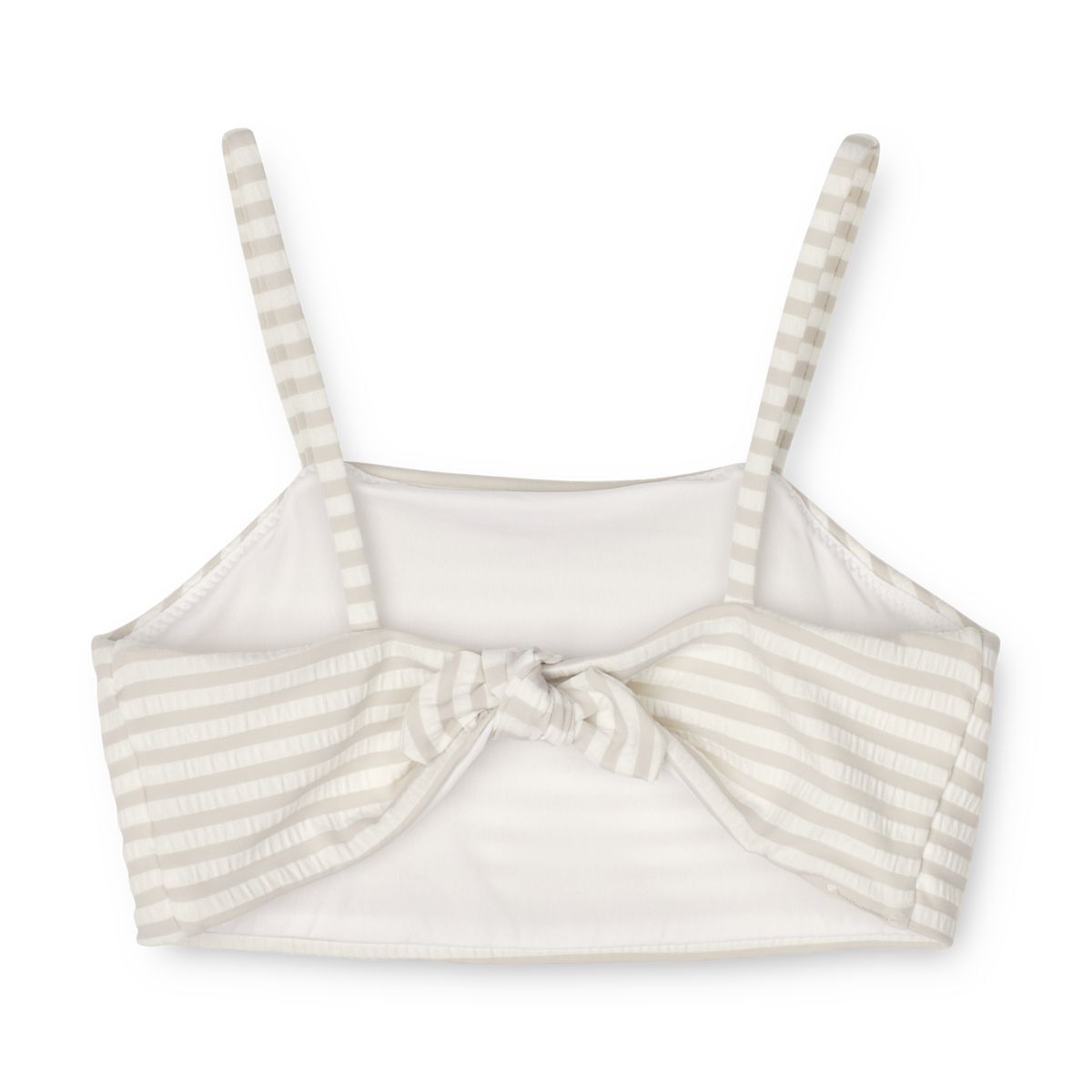 Liewood Kinder-Bikini-Set Lucette „Crisp white / Sandy“, Seersucker, UV 40+, Gr. 86-98, 128 – Bild 4