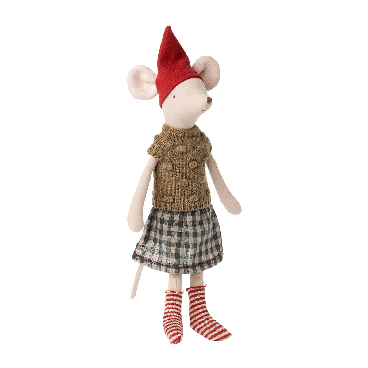 Maileg Weihnachtskleidungs-Set für Medium Maus „Mädchen“