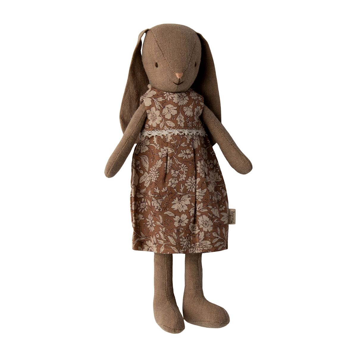 Maileg Hase mit Kleid „brown“, Gr. 2 - 24cm