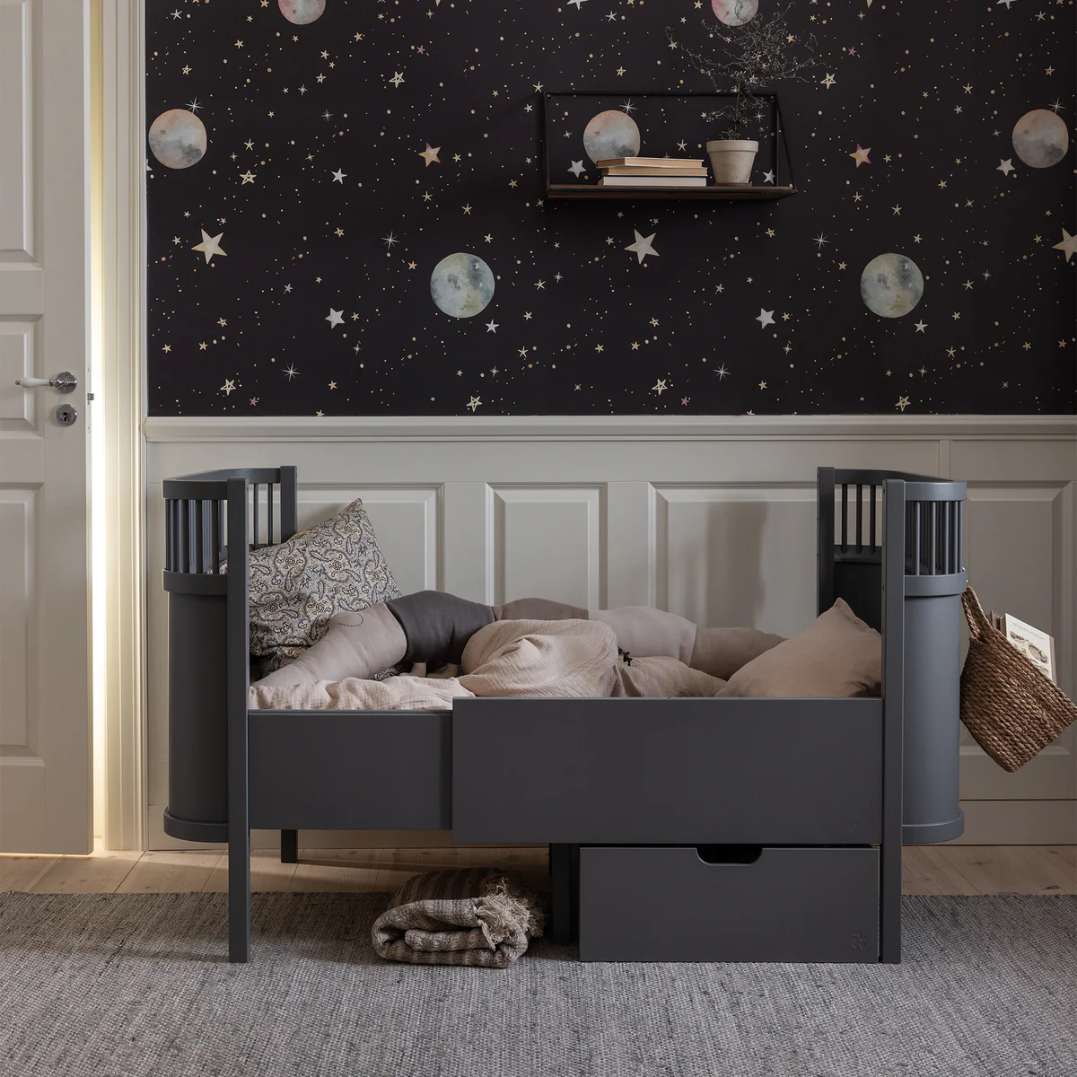 Sebra Bettschublade, classic grey, FSC® Mix