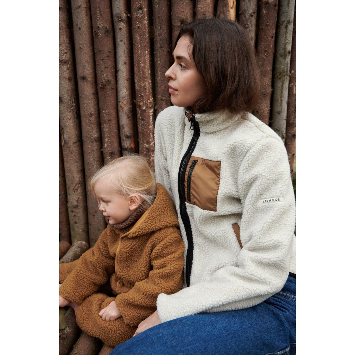 DELISTED Liewood Sherpa Erwachsenen Jacke Nelson „Leo spots / Oat“, Gr. 34 – Bild 7