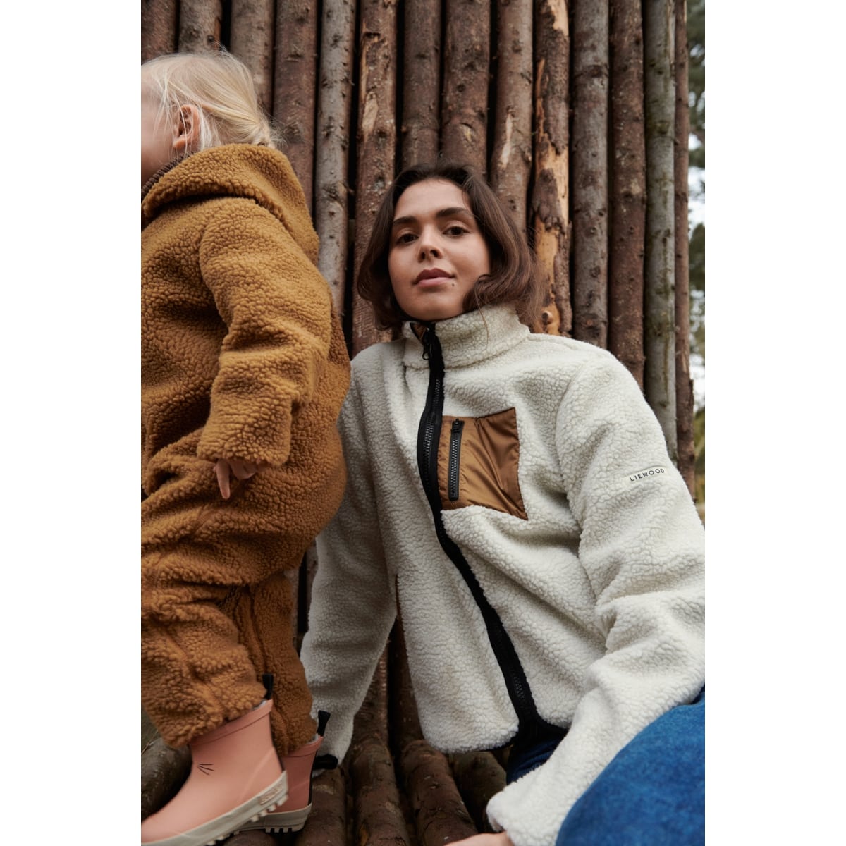 DELISTED Liewood Sherpa Erwachsenen Jacke Nelson „Leo spots / Oat“, Gr. 34 – Bild 8