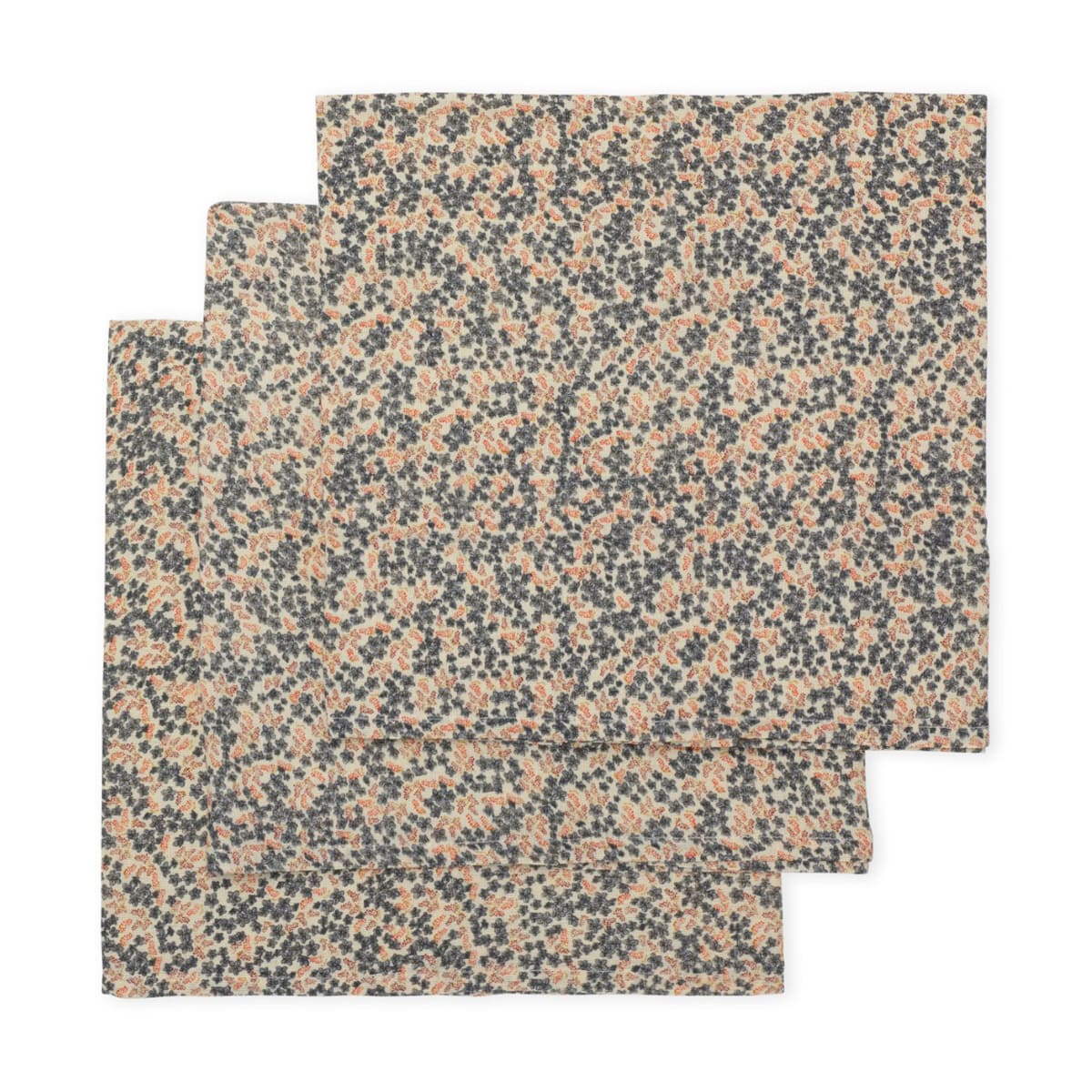 Konges Sløjd Musselin Tuch-Set „Champ Bleu“, 65cm, 3er-Set