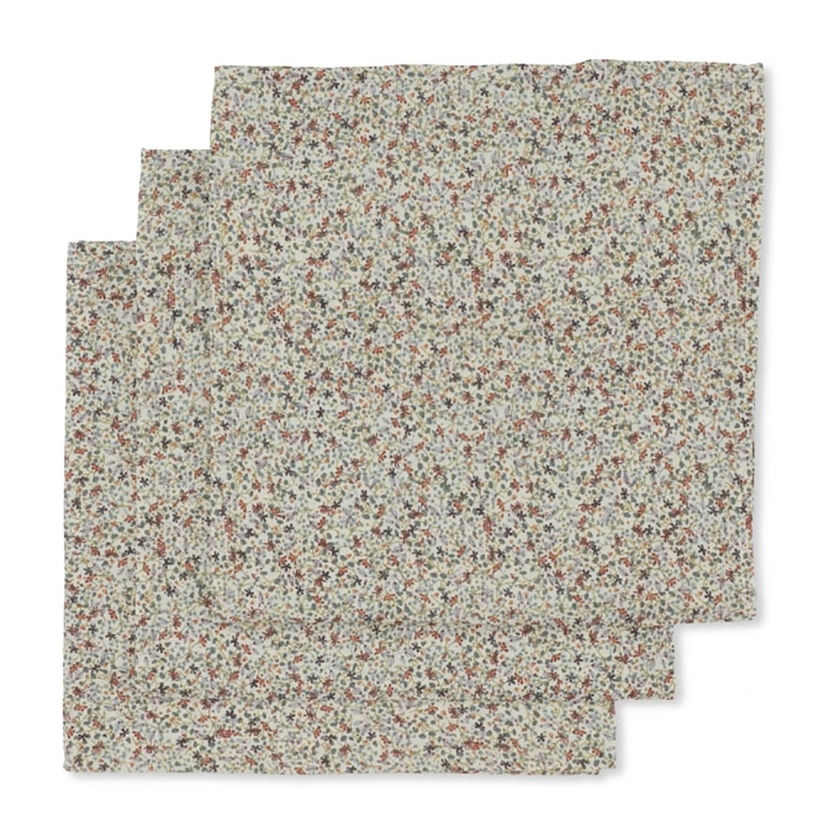 Konges Sløjd Musselin Tuch-Set „Louloudi“, 65cm, 3er-Set
