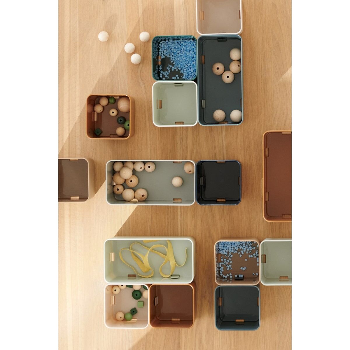 DELISTED Liewood Aufbewahrungssystem Jamal „Golden caramel“, small, 2er-Set, 10,5cm – Bild 6