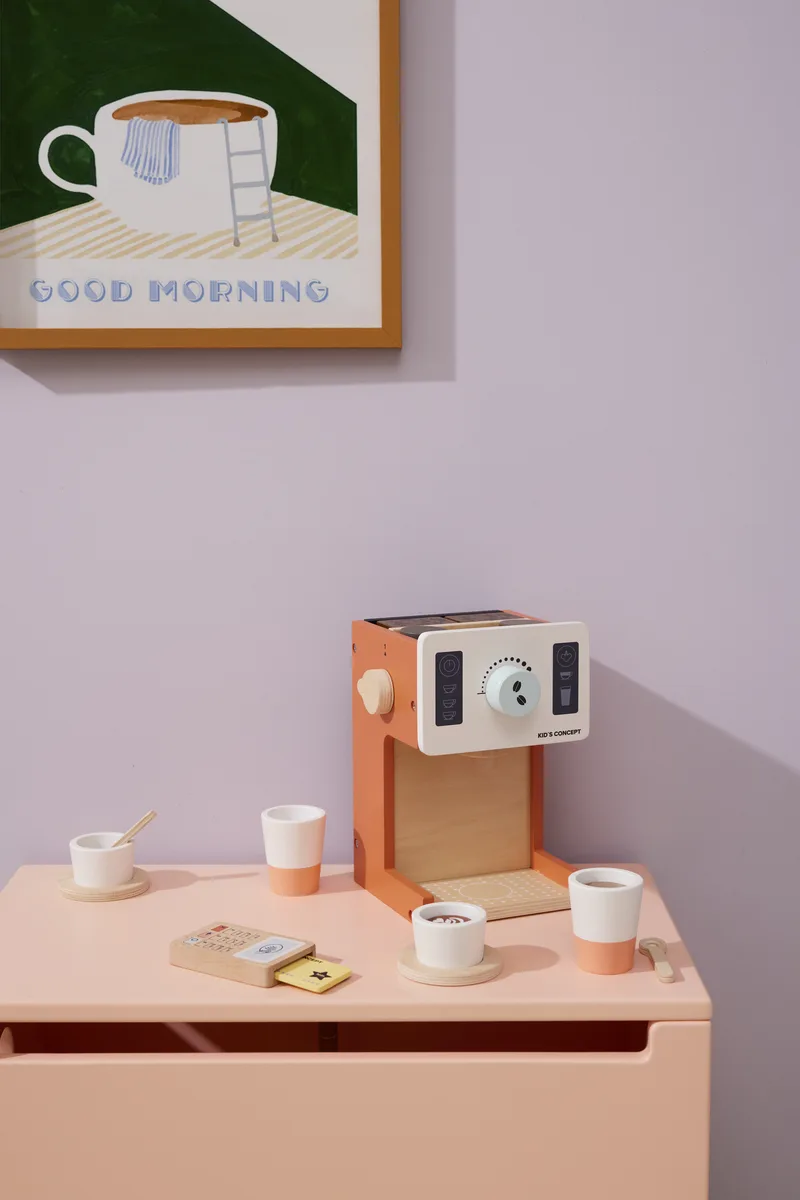 Kids Concept Kaffeemaschine „Kids Hub“, FSC®-Holz – Bild 8
