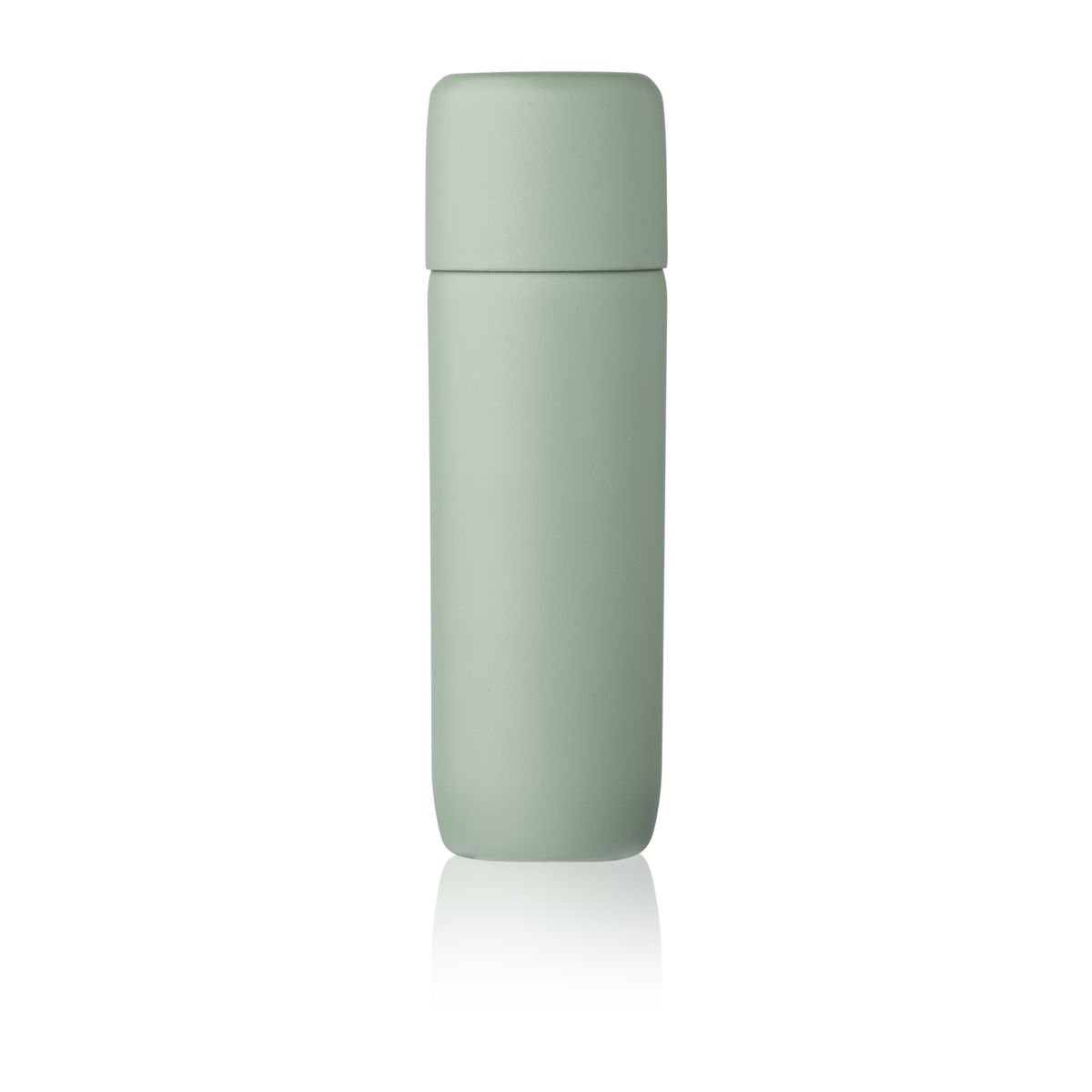 Liewood Edelstahl-Thermosflasche JIll „Faune green, Silikonhülle 01