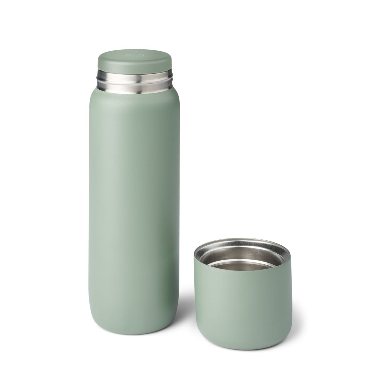DELISTED Liewood Edelstahl-Thermosflasche Jill „Faune green", 500ml, Silikonhülle – Bild 2